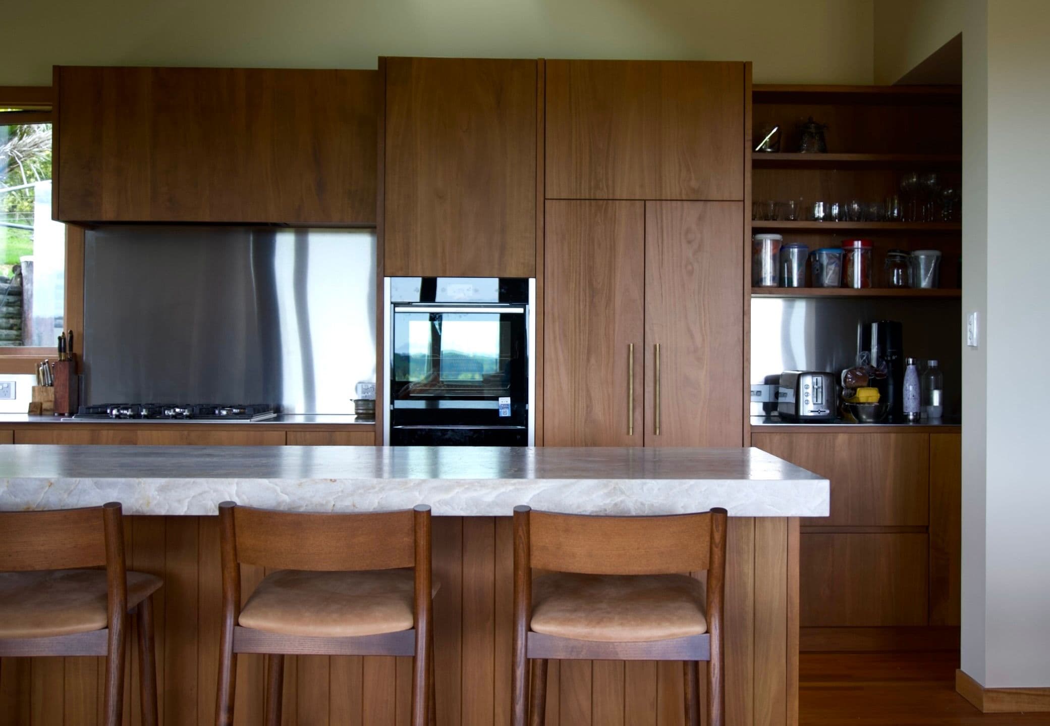 A Kitchen Crafted in Macrocarpa